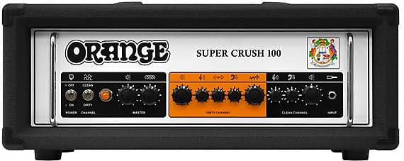 Orange Super Crush Solid State Guitar Amp Head 100 Watts Black image 1
