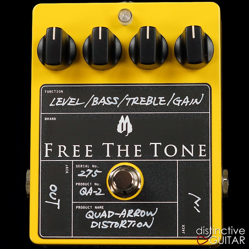 Free The Tone QA-2 Quad Arrow Distortion Yellow | Reverb Brazil