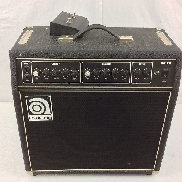 Ampeg SS70 Solid State Guitar Amp 30 Watts Reverb UK