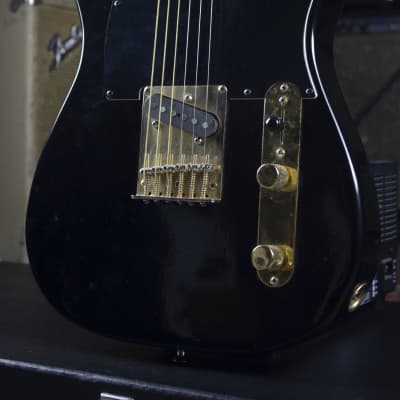 Vintage Rare Japan MIJ Fender Telecaster TLG-80 1988 Black image 5