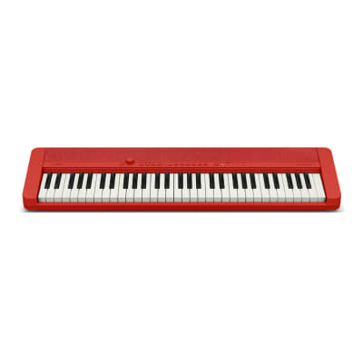 Casio Casiotone CT-S1 61-Key Touch Response Portable Keyboard (Red)