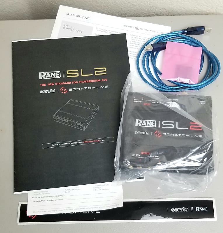 Rane SL2 Serato Scratch Live DJ USB Audio Interface - MINT w/Manual! image 1