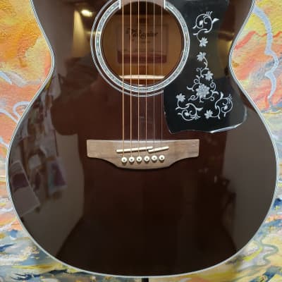 Takamine GN75CE TBK NEX Cutaway Acoustic/Electric Guitar Transparent Black (Floor Model) image 8