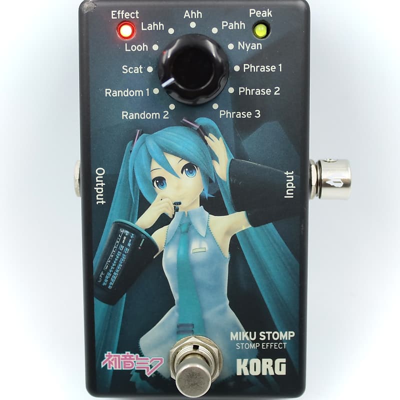 Korg KB10 Hatsune Miku Stomp With Original Box Vocaloid Guitar