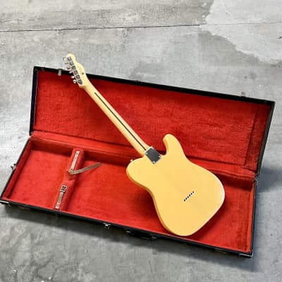 LEFTY! -MIJ Fender TL-52 Telecaster 2021 butterscotch Blond Left handed blackguard Tele 52 reissue image 9