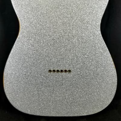 Fender Brad Paisley Road Worn Telecaster, Maple Fingerboard, Silver Sparkle, Blemished, 5lbs 10.4ozs image 9