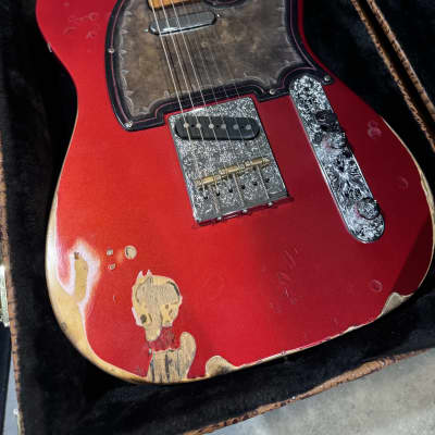 Fender Telecaster - Candy Apple Red - Roasted Maple Neck - Modified Heavy Relic Cowboy Guitar image 6
