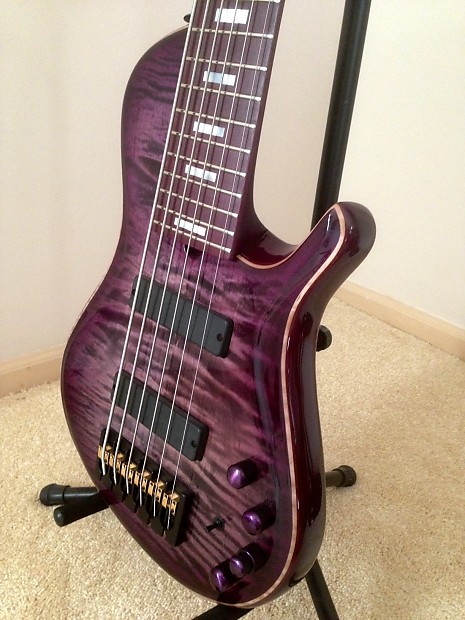 Brubaker KXB-6 Customer 6 String Electric Bass 2016 Purple