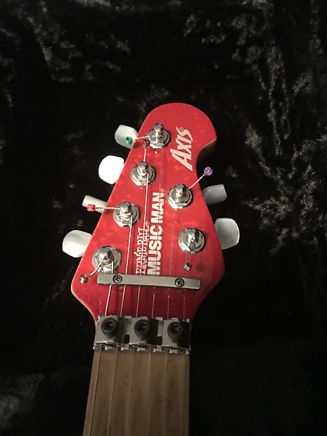 Ernie Ball Music Man Axis Translucent Red | Reverb