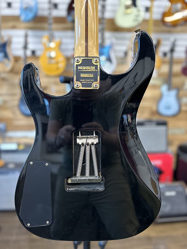 Washburn “SS40” Steve Stevens 1990s Black | Reverb