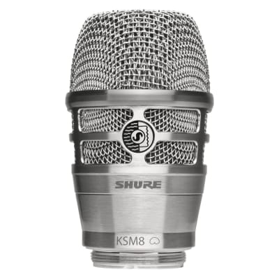Shure KSM8 Dualdyne Cardioid Dynamic Handheld Microphone - Nickel image 2