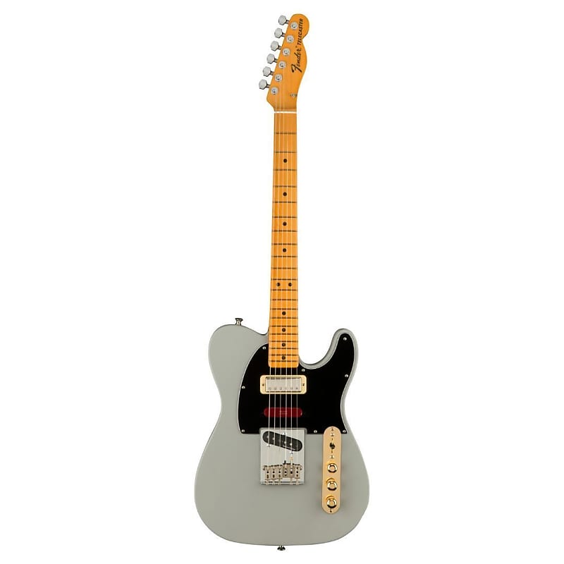 Fender Brent Mason Telecaster 6-String Electric Guitar with Ash Body and Maple Fingerboard (Primer Gray) image 1