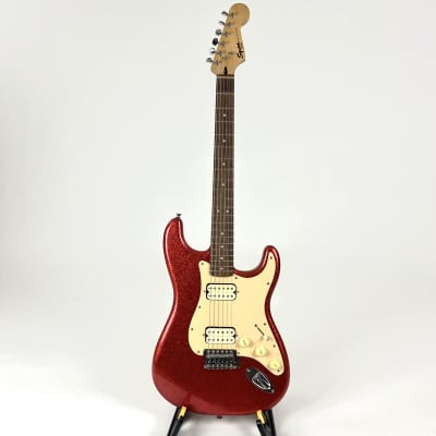 Squier Bullet Stratocaster HH with Tremolo 2010 - 2014 - Red Sparkle image 2