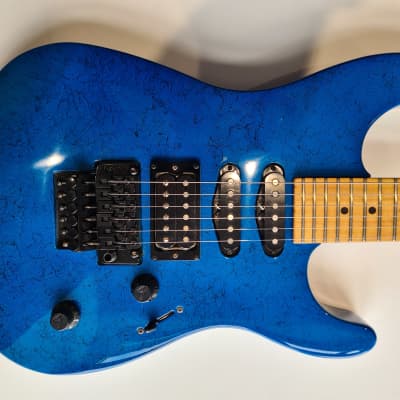 Fender HM Strat Bluestone 1991 Blue image 7