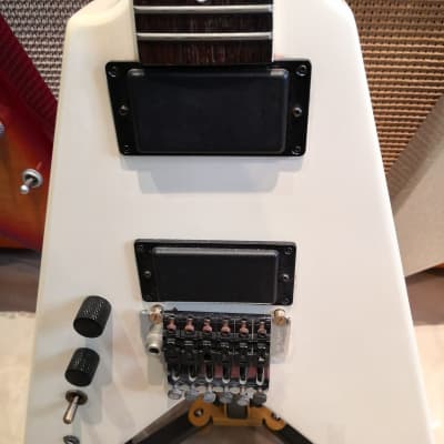 Fernandes BSV-70 1985 Aged White LH Lefty Left-Handed Southpaw Zurdo Gaucher Linkshänder image 6