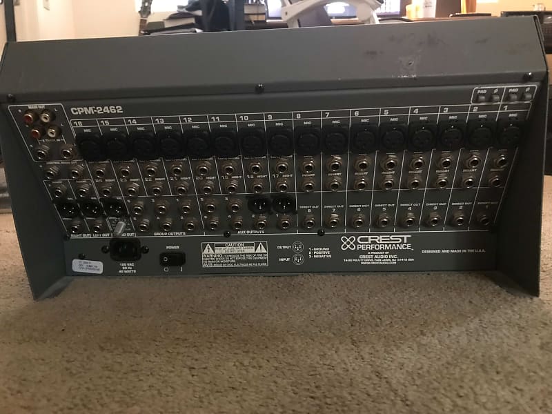 Crest Audio CPM-2462 2014 Gray. | Reverb Crest Audio CPM-2462 2014 Gray. | Reverb