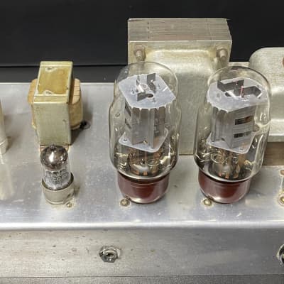 1963 "MG" Marshall JTM45 MKII Coffin logo with 4x12 cabinet image 11