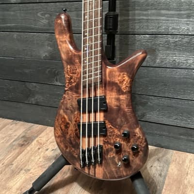 Spector NS Dimension 4 String Multi Scale Electric Bass Guitar Faded Black Gloss B Stock image 3