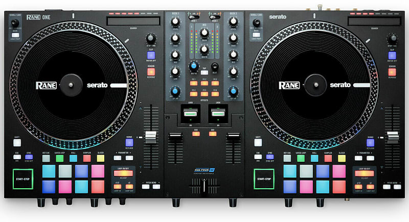 RANE ONE - Juego completo de DJ y controlador de DJ para Serato DJ con  mezclador de DJ integrado, platos motorizados y Serato DJ Pro incluido