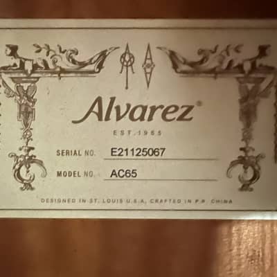 Alvarez AC65 Artist Classical w/ Pro Setup #5067! image 7