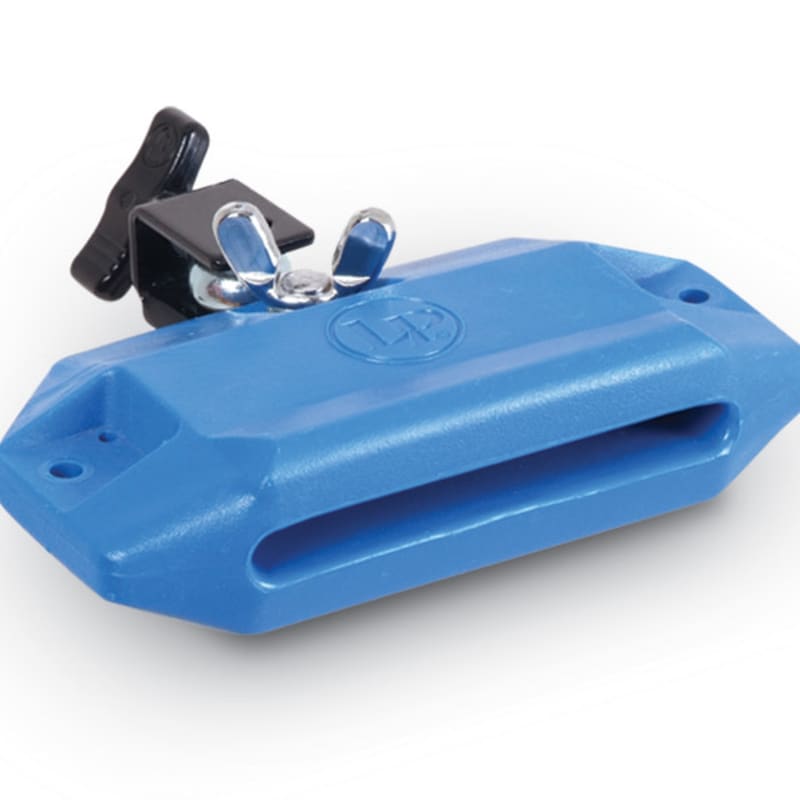 Photos - Percussion Latin Percussion  1205 - Blue Jam Block With Bracket / High P... new 