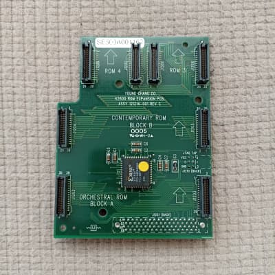 Kurzweil K2600R ROM Expansion PCB Board K2600 Rom Base Board