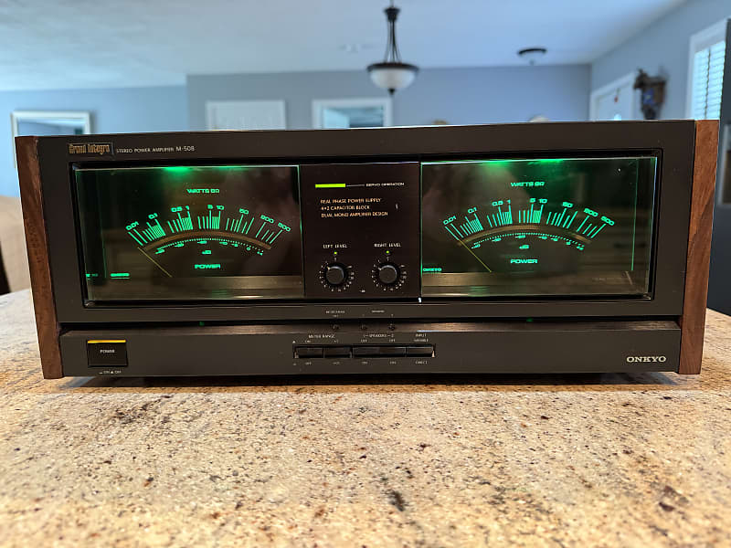 Onkyo M-508 Grand Integra Mid-80's Early 90's - Zebrawood