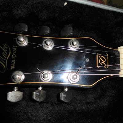 Mako Traditionals 56 Single Cut Cherryburst Guitar Copy w/SKB hardshell case NICE image 8