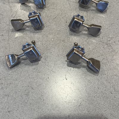 Gibson Schaller Gibson Tuners - set of 6 1977 - Chrome | Reverb