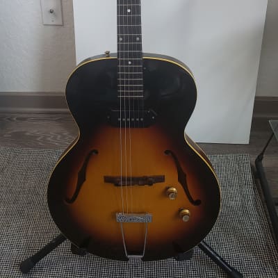 1960 Gibson ES-125 - Centralab Pots - Bumblebee Caps. Stock. image 1