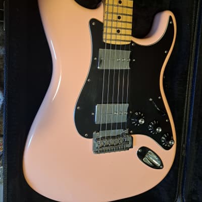 2020 Fender FSR Shell Pink MIM Stratocaster with Railhammer TE90 Telecaster style pickups image 4
