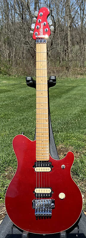 Ernie Ball Music Man Axis EX 1990s Solid Cherry Red (Sparkle) - EVH style MIJ image 1