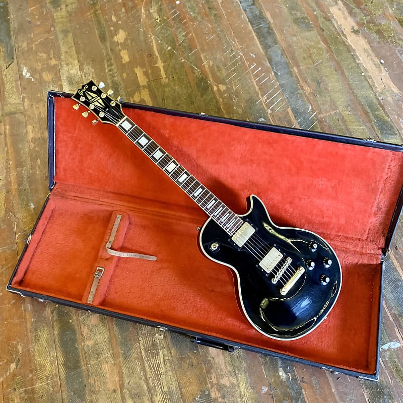 Greco EGC-550 custom c 1990 Black beauty singlecut les paul