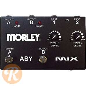 Morley ABY Mix Guitar Splitter and Mixer Pedal