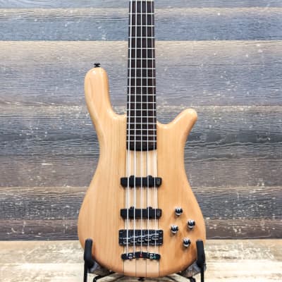Warwick Rockbass Streamer NT1 5-String Natural Transparent High Polish Electric Bass for sale
