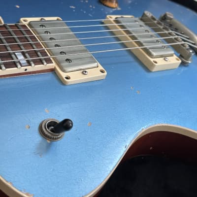 Friedman Metro D 2019 Electric Guitar  - Metallic Blue Relic image 6