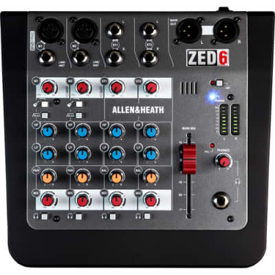 Allen & Heath AH-ZED6 2 Mic/Line with Active DI, 2 Stereo Inputs, 2-band EQ image 7
