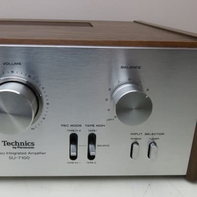 TECHNICS SU-7100 INTEGRATED AMPLIFIER WORKS PERFECT SERVICED FULLY RECAPPED image 4