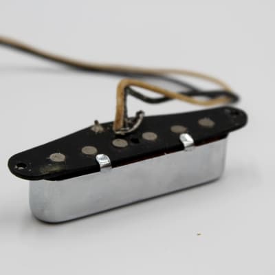 1990's Vintage Fender Telecaster Neck Single-Coil Pickup Chrome USA Tele image 12