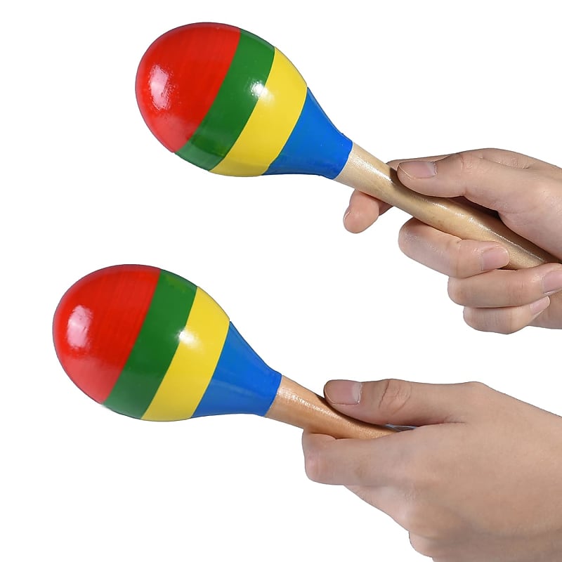 Hand Shaker Sand Balls Instrument Maracas Percussion ABS Party Favors B 