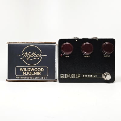 Reverb.com listing, price, conditions, and images for mythos-pedals-wildwood-edition-mjolnir-overdrive