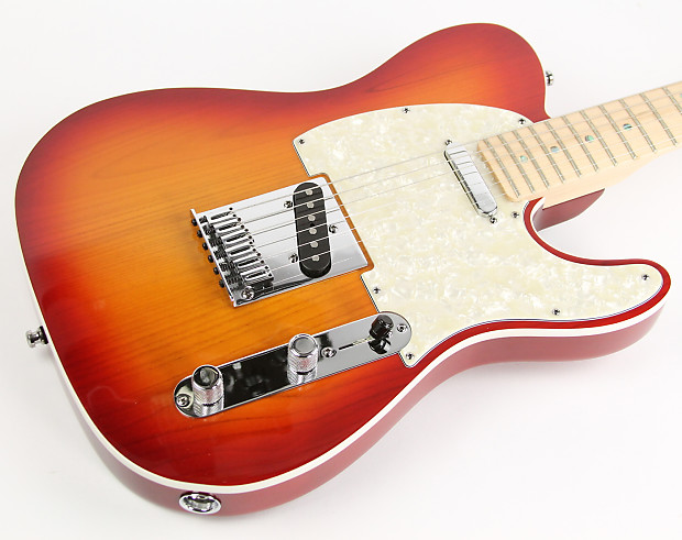 Fender American Deluxe Telecaster 2009 Cherry Sunburst | Reverb