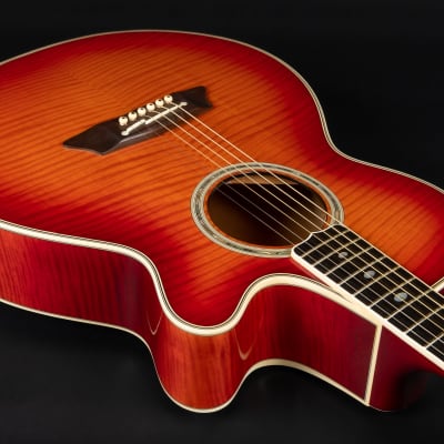 1990s Takamine NPT115 - Fire Red Burst | Japan Vintage