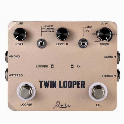 ROWIN LTL-02 Twin Looper and Recording Guitar Effect Pedal image 3