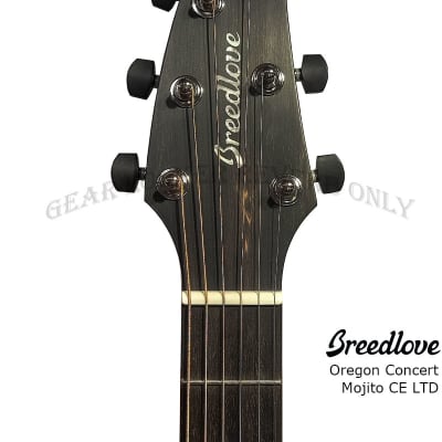 Breedlove Oregon Concert Mojito CE LTD all solid myrtlewood guitar with LR baggs pickup image 8