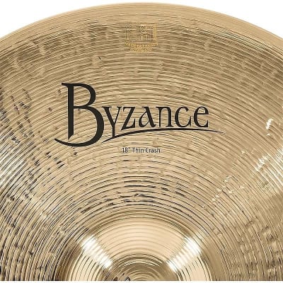 Meinl Byzance Brilliant B18TC-B 18" Thin Crash Cymbal (w/ Video Demo) image 6