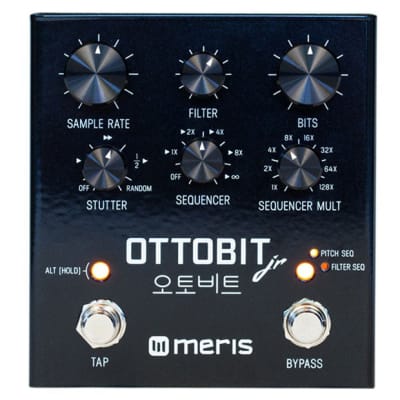 Meris Ottobit Jr. Stereo Bitcrusher Pedal with Low-Pass Filter and Tap Tempo