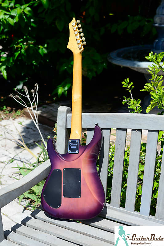 1992 Charvel Jackson CDS-075-SSH STVB (See Through Violet Blue