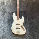 2000 Fender MIM White Electric Jazz Bass Guitar