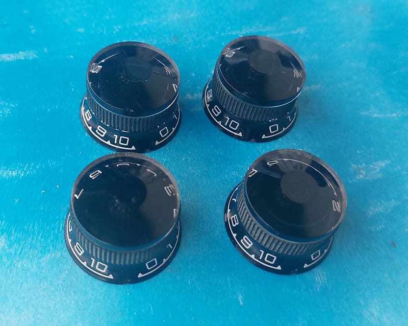 Vintage 1978 Ibanez Sure Grip I knob set Musician Artist Reverb